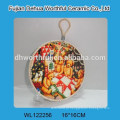 Popular titular pote de cerâmica com fruite forma